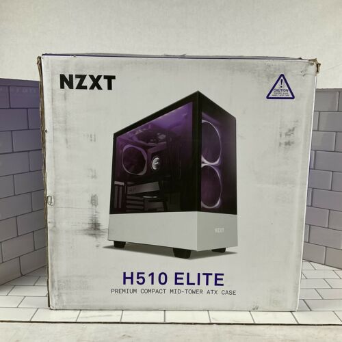 NZXT H510 Elite Premium Mid-Tower ATX Case PC Gaming Case Black (6922763993271)